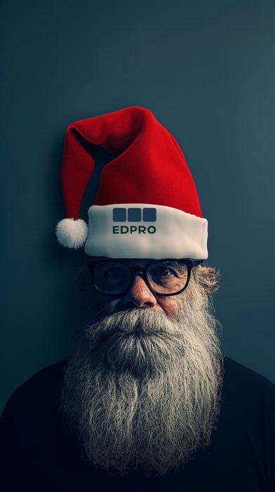 Кадр ролика EDPRO: Дед Мороз